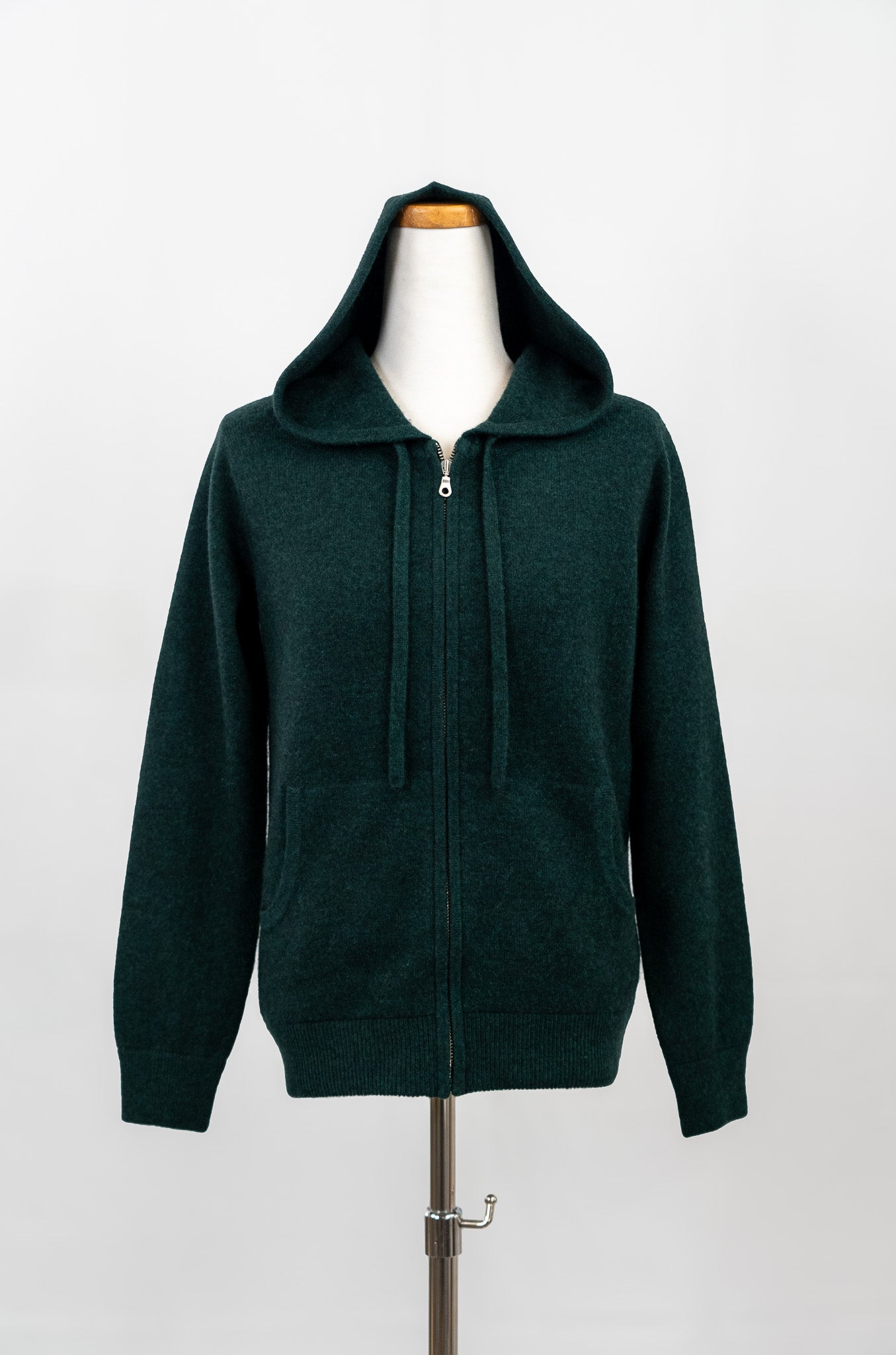Cozy Cashmere Blend Zip Hoodie