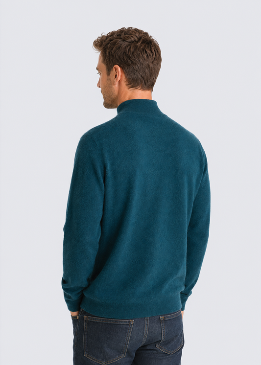 Premium High-Neck Cashmere Pullover