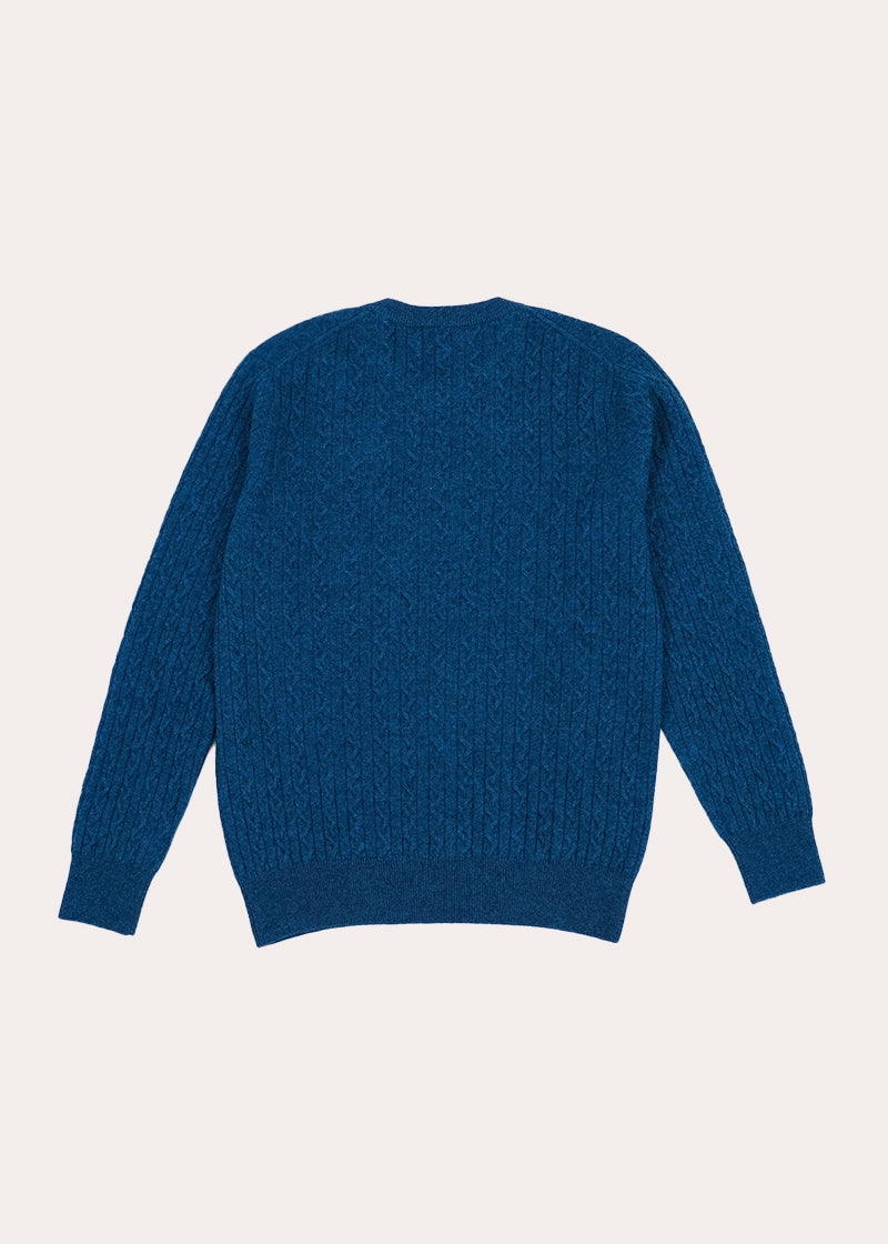 Premium Crew Neck Cable Sweater