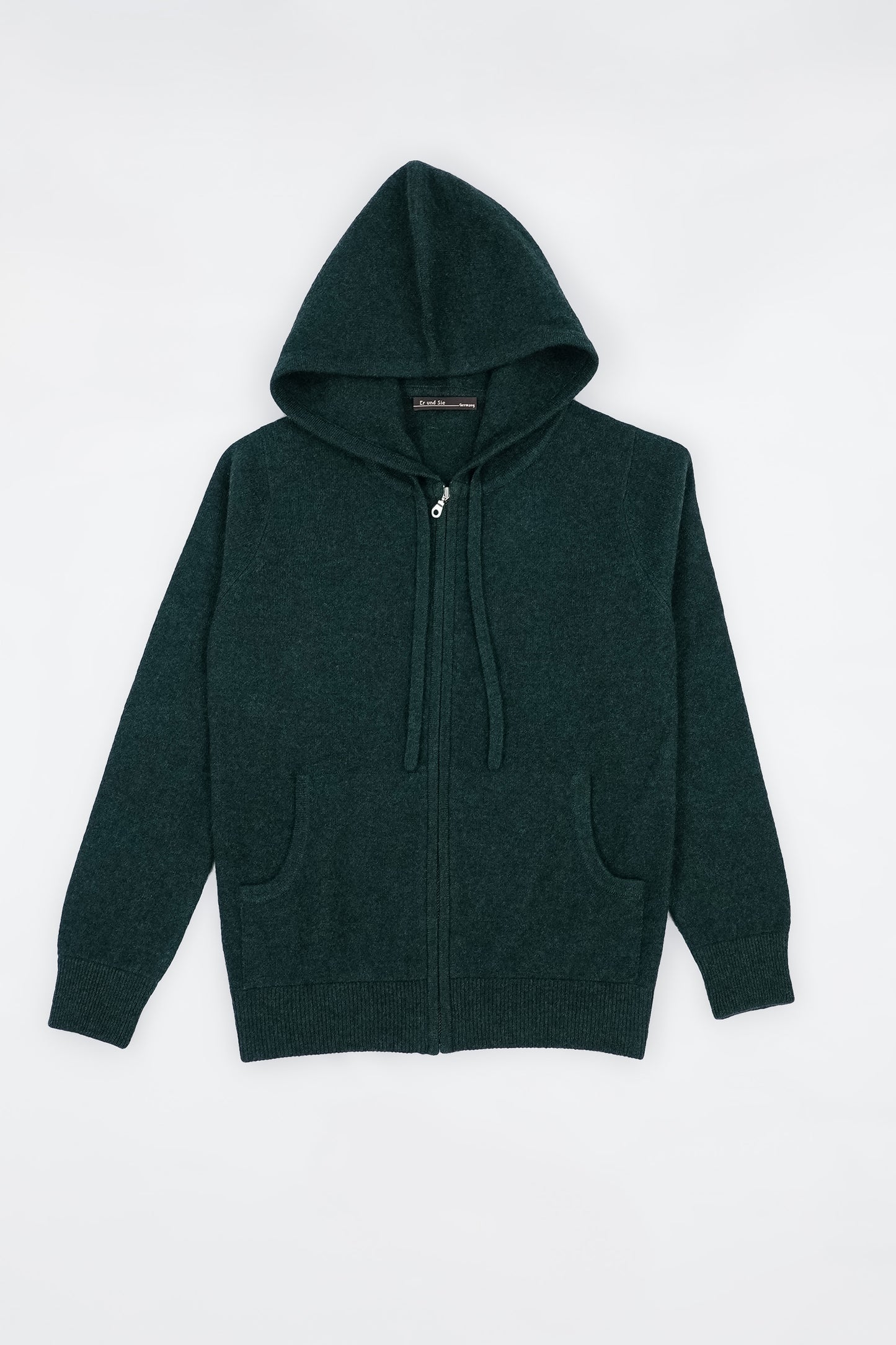Cozy Cashmere Blend Zip Hoodie