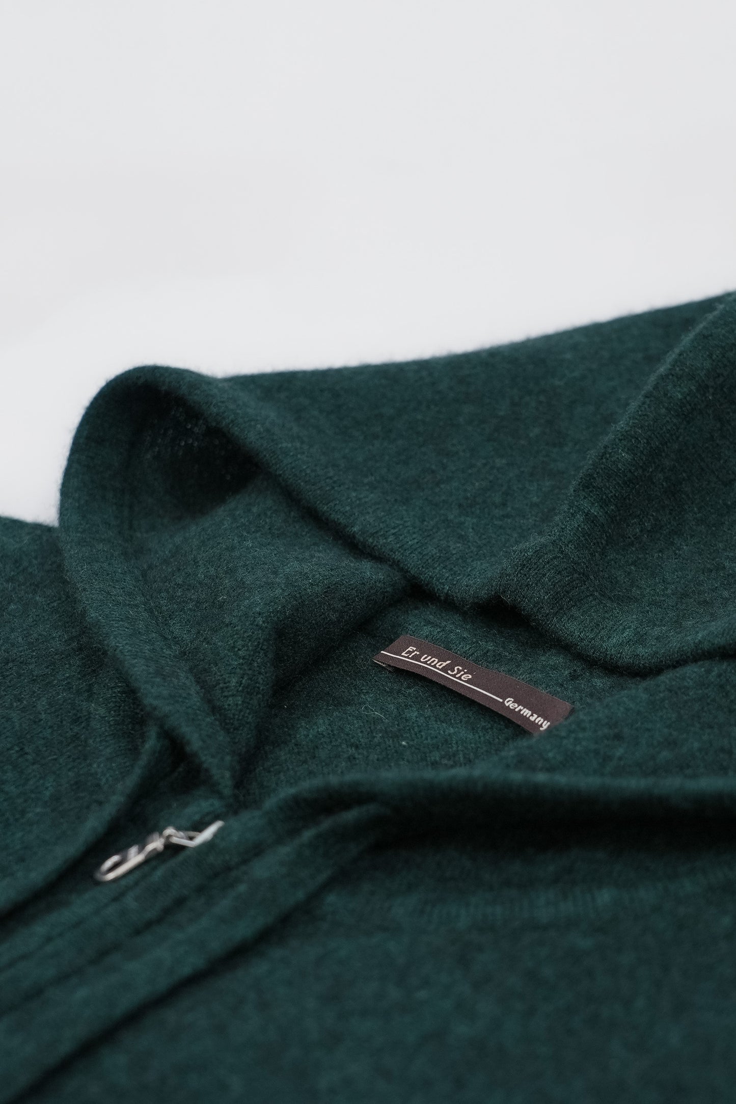 Cozy Cashmere Blend Zip Hoodie