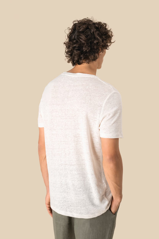 Men's linen t-shirt