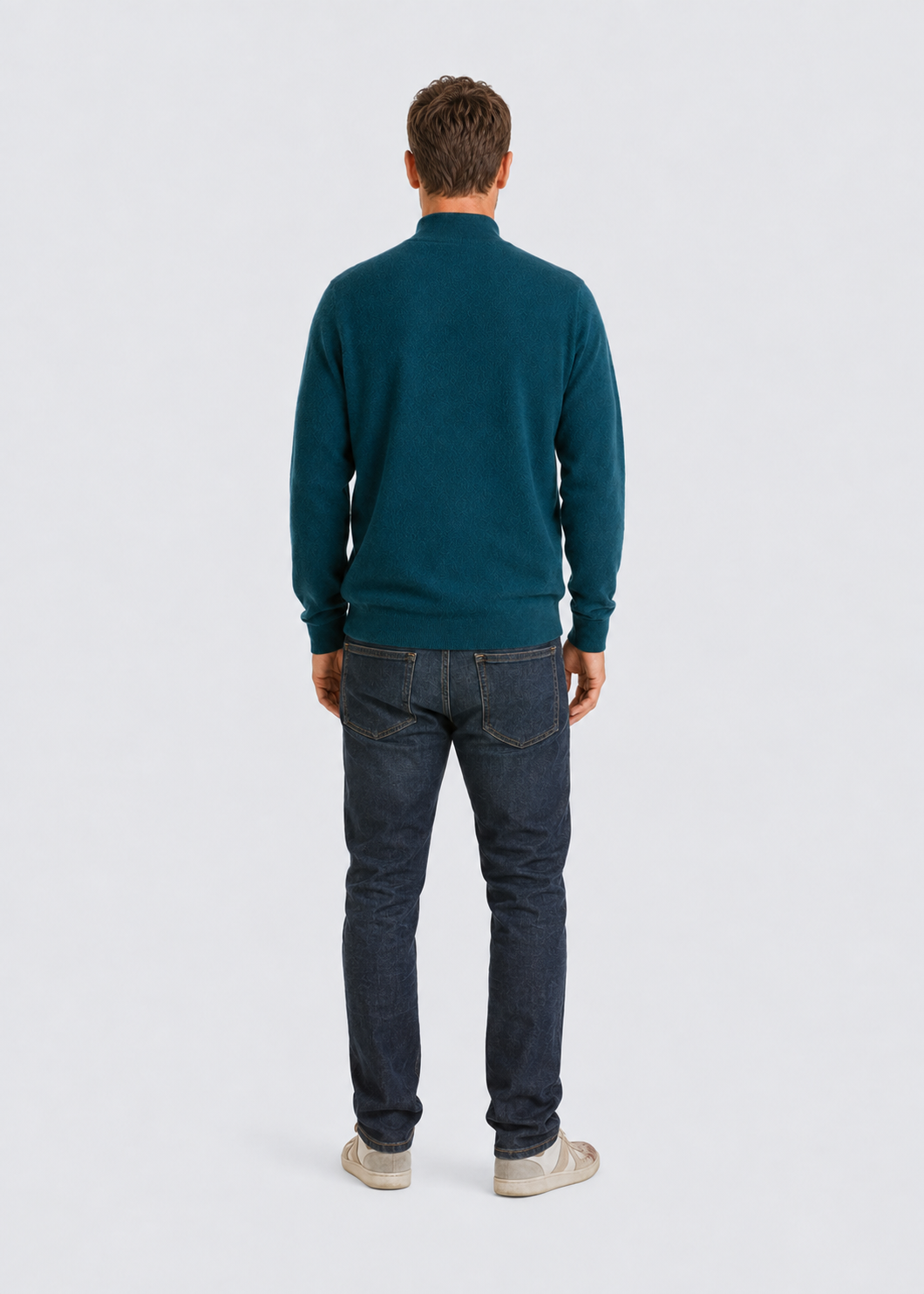 Premium High-Neck Cashmere Pullover