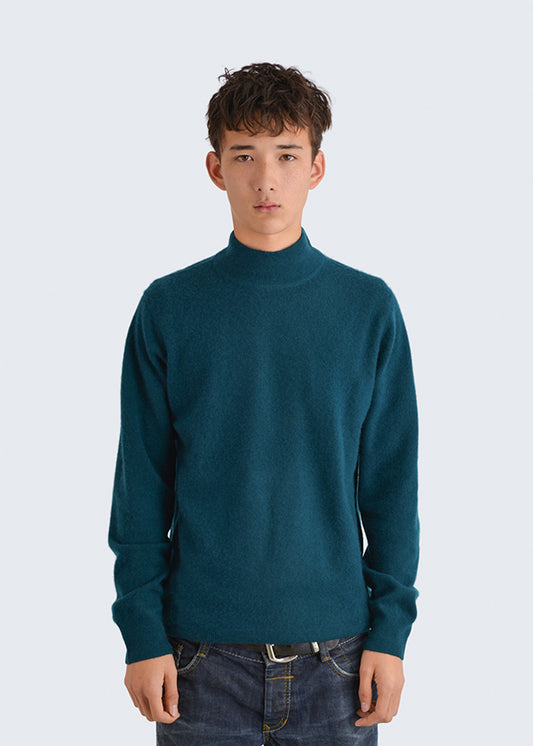 Premium High-Neck Cashmere Pullover